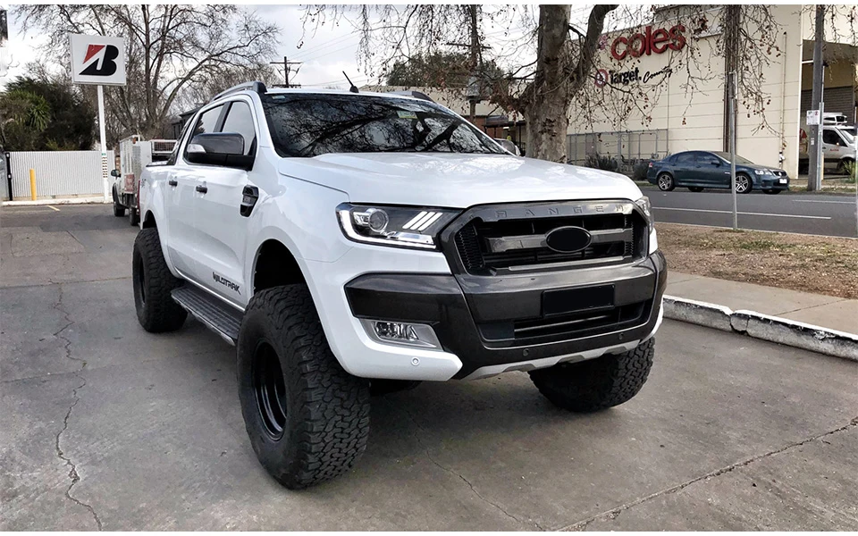 AKD автомобили Стайлинг фара для Ford Ranger Everest Mustang Тип фары светодиодные ходовые огни биксеноновые фары Противотуманные фары angel eye