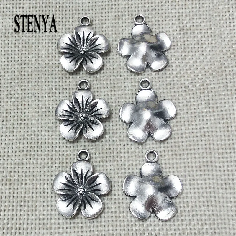 Комплект ювелирных изделий из бусин и подвесок в виде цветка|jewelry charms cheap|charmjewelry