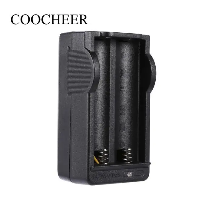 

Battery Slot Rechargeable EU Plug Dual Slot Charger For 18650 Lithium Battery
