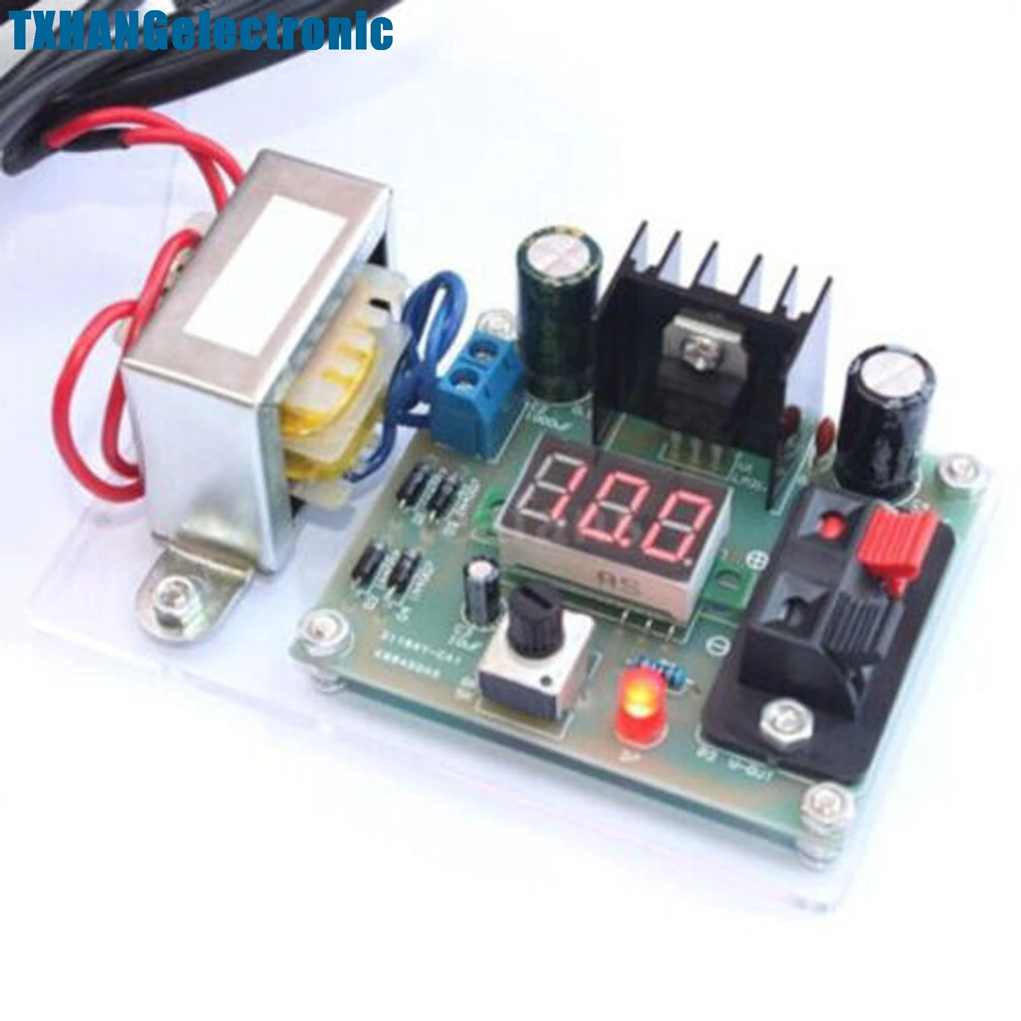 

Continuously Adjustable Regulated DC Power Supply DIY Kit LM317 1.25-12V