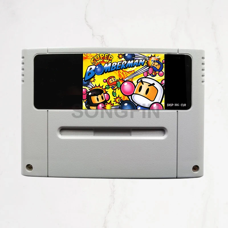 

Super Bomberman 16 bit 46 Pin Game Cartridge for PAL Version Game Console