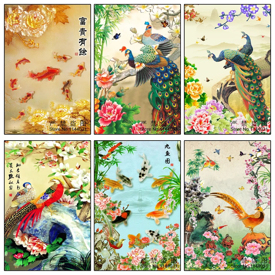 

Алмазная картина «сделай сам» 5d с павлином и цветами, подарочные наборы для вышивки крестиком, алмазная вышивка, мозаичная картина стразы, наклейки на стену