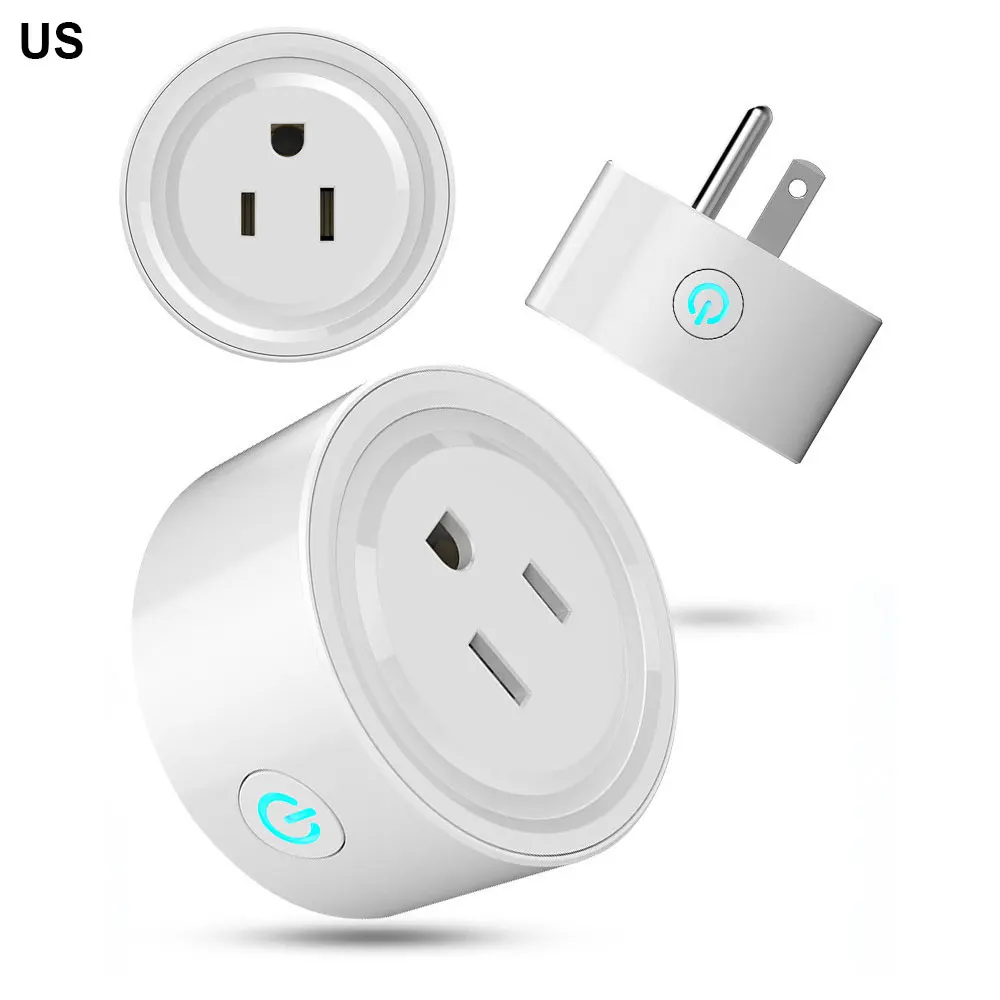 Smart Wifi Plug with APP support Alexa Google Home Programmable Smart Socket Wifi Plug IFTTT Remote Control by Wifi Smart Home - Тип: USA Plug