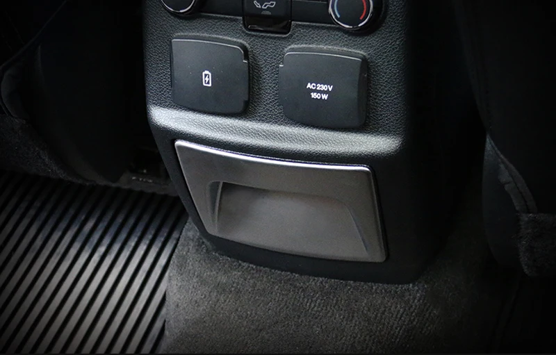 Для Ford Explorer 2011- ABS матовая задняя коробка для хранения перчатка чехол накладка 1 шт
