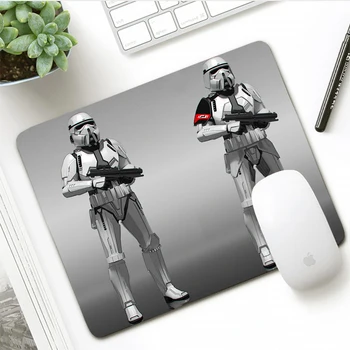 

Star Wars 21x26cm Mousepad Small Size for Notebook Office Laptop mat Locking Edge Otaku Fashion Movie Mouse pad