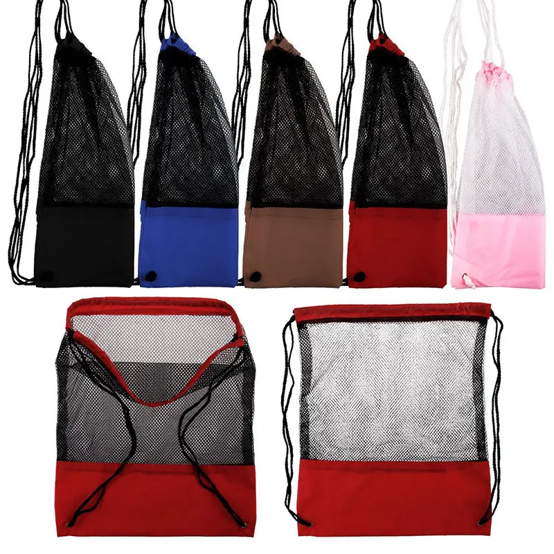 Outdoor Tavel Camping Hiking Sports Mesh Stuff Sack font b Drawstring b font font b Bag