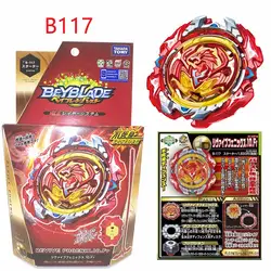 Оригинальный оригинальный продукт Новый Beyblade стартер Зенона Excalibur бей лезвие B-106 B-100 с Launcher и коробка подарки для детей