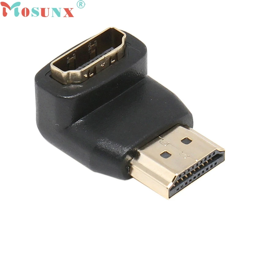 Лидер продаж переходник удлинитель для кабеля 2017 HDMI папа угол 90 градусов 270