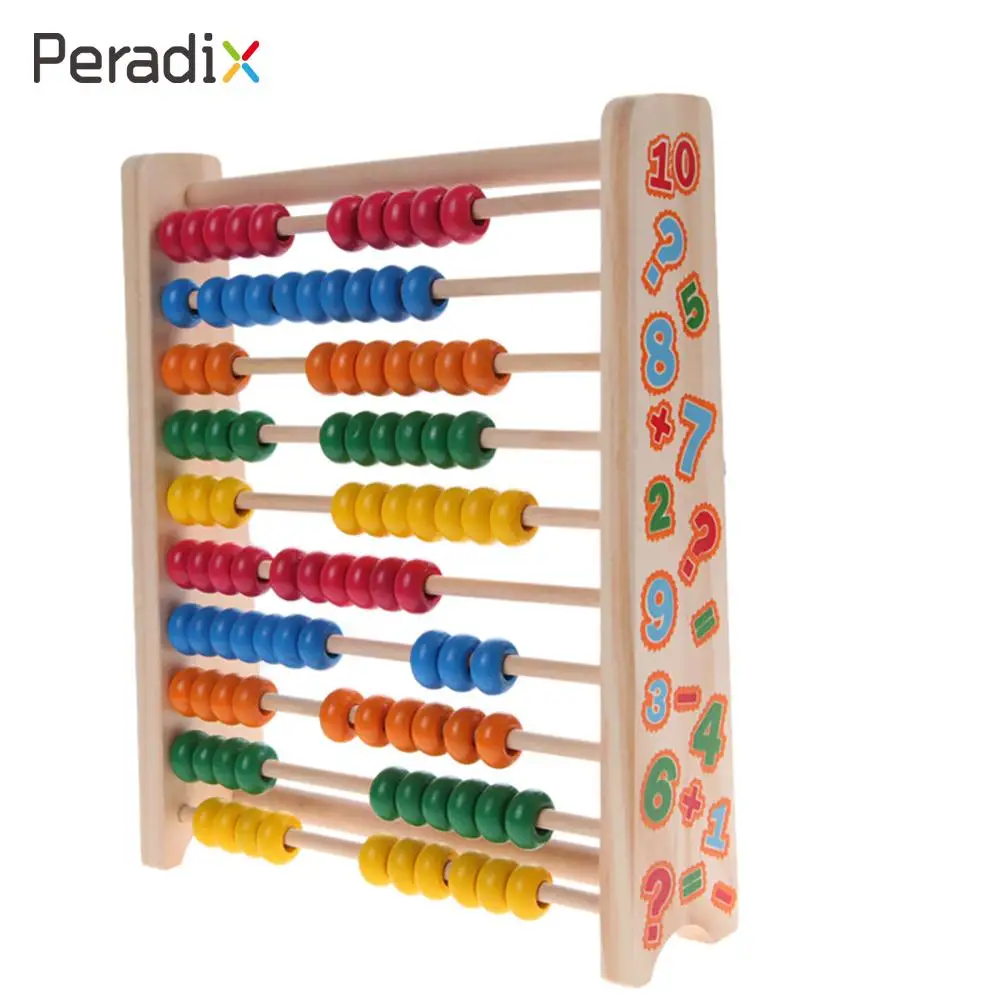 

Montessori Educational Counting Toy Counting Frame Abacus Preschool Math Calculate Premium
