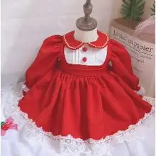 Roimyal/, лето г., Новое Модное пышное платье принцессы с длинными рукавами и воротником-куклой, праздничное платье, 80-130