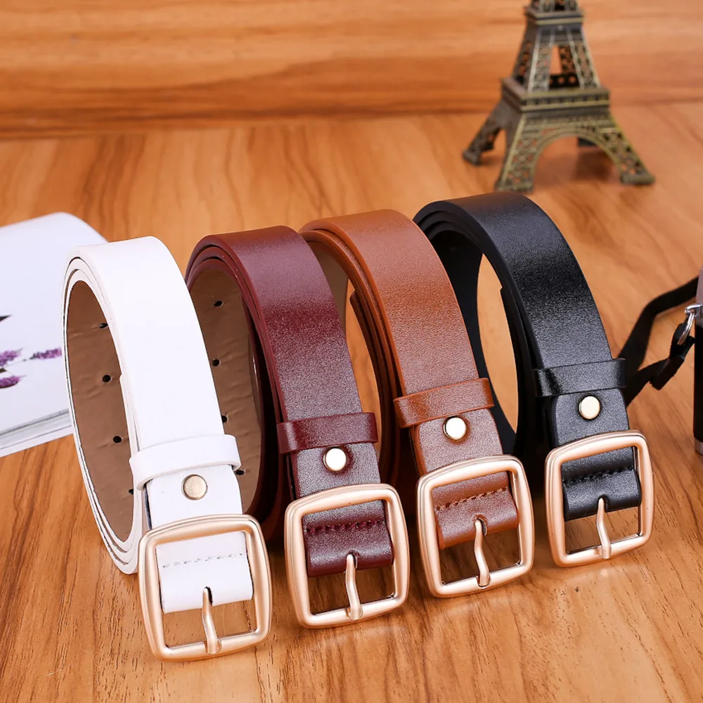 

belts for women leather belts for women Buckles Belt belt female wide Fashion Women Skinny Waistband Lady Brown Leather Buckle