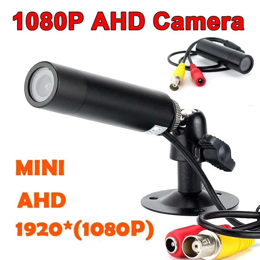 Супер Мини AHD камера HD 1080P 2MP 3MP Starlight Водонепроницаемая микро камера наблюдения маленькая Антивандальная черная металлическая пуля безопасности Ca