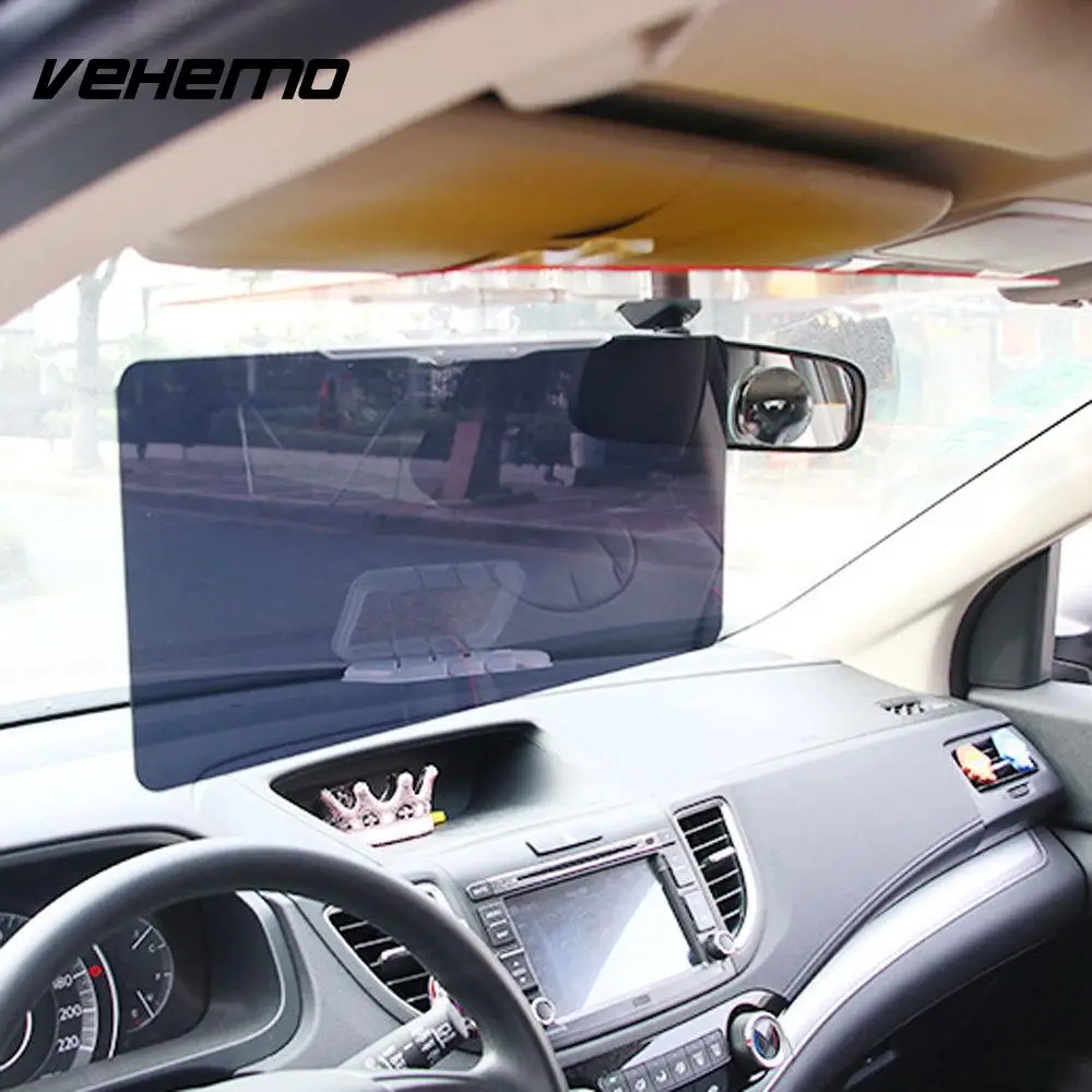Vehemo PC + ABS Adjustable Auto Car Anti Glare Glass Dazzling Interior