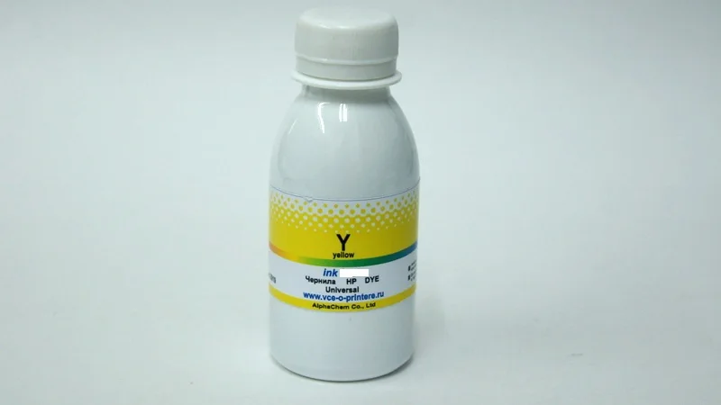 

Ink for HP printers dye yellow ( 100 ml )