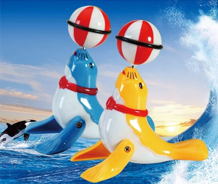 1PieceClassicToysClockworkToySealsSeaLionsWalkHead360
