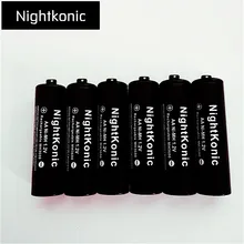 8 шт./лот aa аккумулятор nightkonic 1,2 V Ni-MH AA Аккумуляторная батарея черный