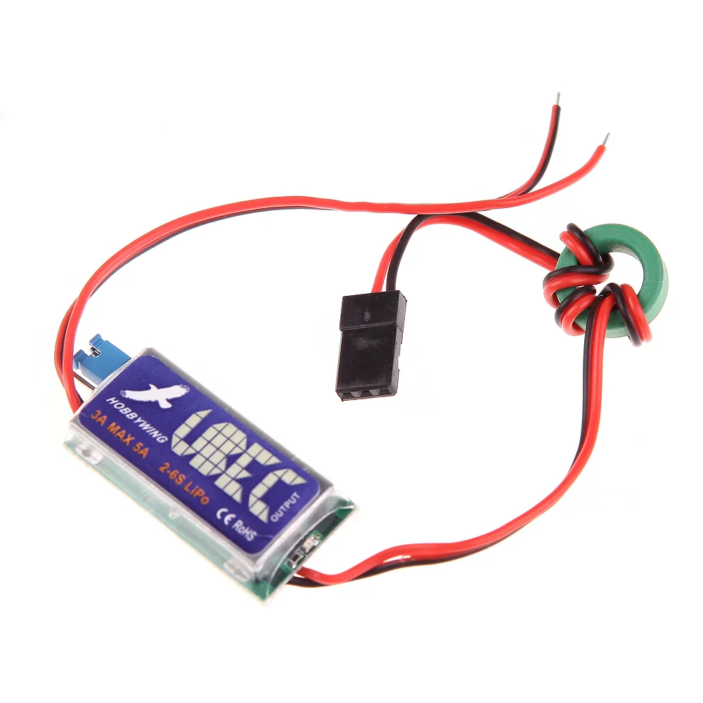 

General RC Part Hobbywing 3A Switch Mode UBEC 5V 6V max 5A Lowest RF Noise