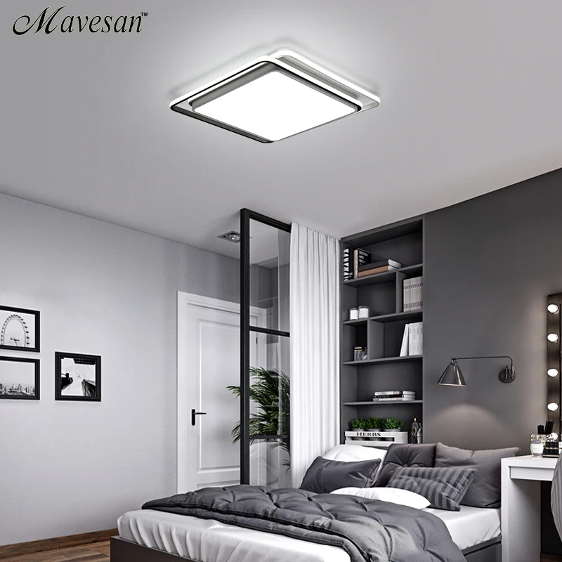  Modern Ceiling Lights Lamp Ceiling Black White Lampshade high quality Ceiling lamp for living room  - 32902283730