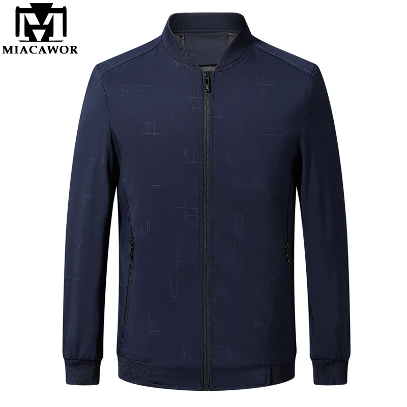 MIACAWOR/Осенняя мужская повседневная куртка-бомбер Jaqueta Masculino Мужская Уличная