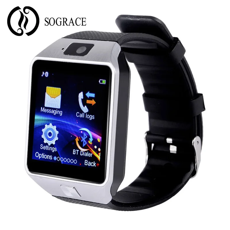 Free Shipping DZ09 Smart Watches For Men Women Passometer Watch Tracker DZ09 Bluetooth Smart Watch Phone Camera SIM Card