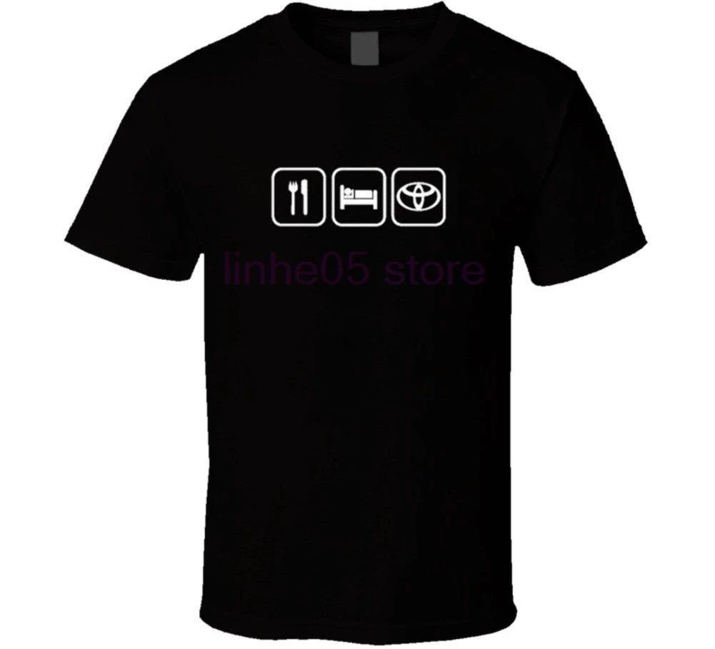 

Eat Sleep toyota car funny T Shirt