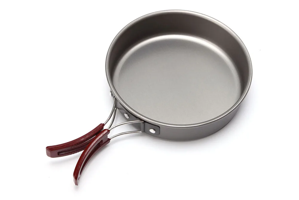

1.7L 20CM Outdoor Pan Pot Ultra-light Hard Aluminum Alloy Picnic Cookware Set Camping Cookware Frying Pan Camping Hike Utensils