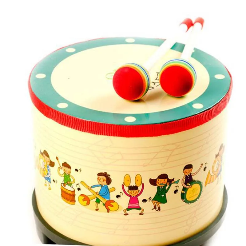 1 Piece Educational Baby Kids Roll Drum Musical Instruments Polyester