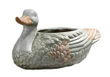 Ceramic Ducks lotus Cacti Succulent Plant Pot Flower Planter Mini Garden Design