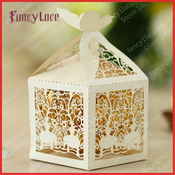 50 шт. Diy креативные лазерной резки индийский слон свадебные сладкие коробки