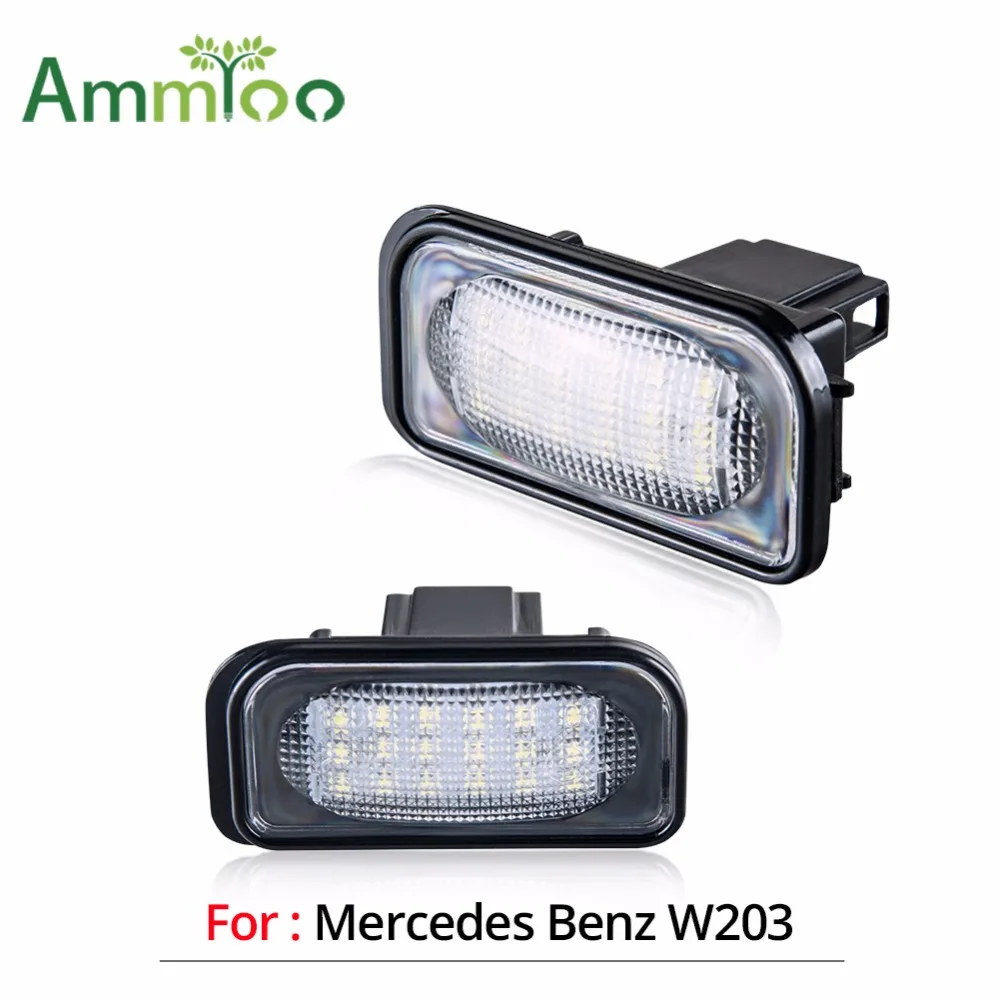 СВЕТОДИОДНЫЙ Автомобильный номерной знак AmmToo Canbus 12 В для Mercedes Benz W203 c класс