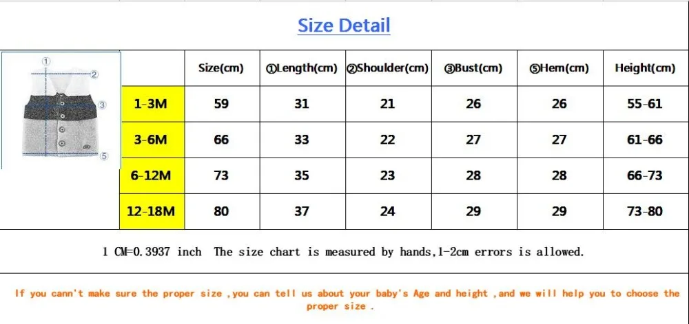 Г. Весенний милый вязаный жилет для малышей модный жилет для детей от 1 до 18 месяцев, плотная трикотажная одежда для малышей