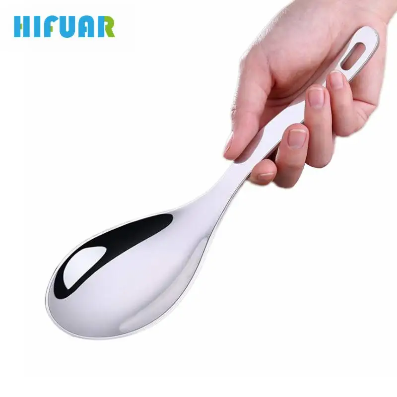 HIFUAR Big Spoon for Soup Tablespoon Ladle Stainless Steel Spoon Dishes