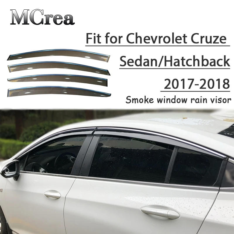 4 шт. защитный козырек от дыма и дождя для Chevrolet Cruze Sedan/Hatchback 2017 2018 | Автомобили