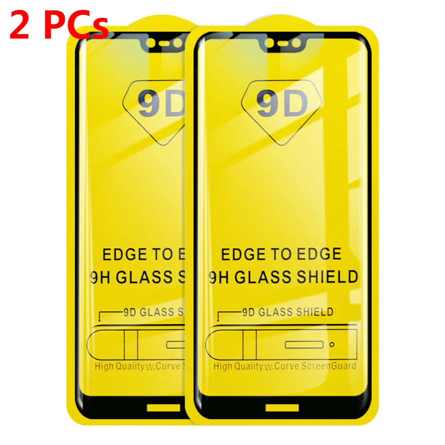 

2 PCs 9D Tempered Glass For Nokia 4.2 3.2 2.2 Screen Protector 9H For Nokia 6.1 Plus 5.1 3.1 7 Plus X3 X6 Protective Glass Film
