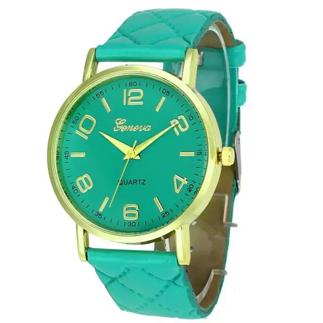 Timezone #401 Duobla Brand Simple elegant digital Geneva ladies leather strap qu Timezone #401 Duobla Brand Simple elegant digital Geneva ladies leather strap qu