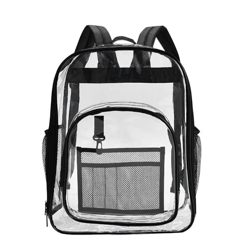 

AIZHIYI Waterproof Clear Backpack Transparent PVC Shoulder Women Adults Students See Through Fashion Bookbag mochila Knapsack