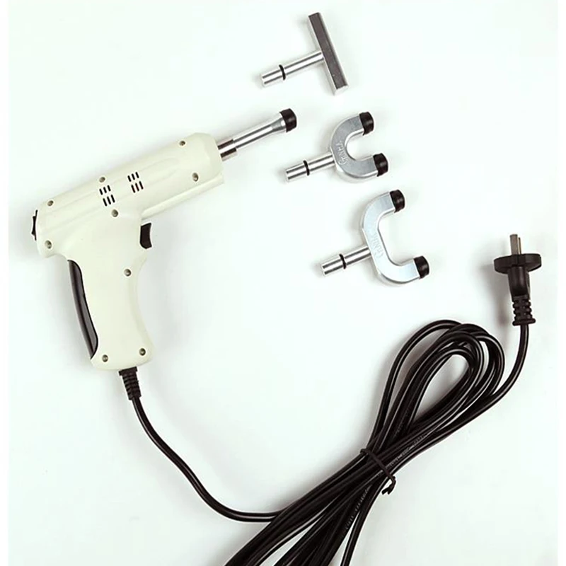 Мануальная терапия для позвоночника 4 головки инструмент для регулировки хиропрактики/Электрический коррекционный пистолет массажер-активатор/импульсный регулятор
