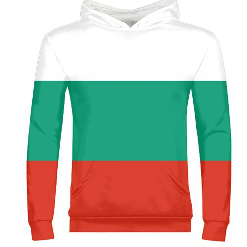 

BULGARIA youth men diy free custom made name number photo bgr country zipper sweatshirt nation flag bg bulgarian college clothes