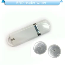 Livraison gratuite USB port ISO15693 13.56 Mhz NFC RFID lecteur Ntag-203 Lecteur RFID + Ntag tags 10 pcs