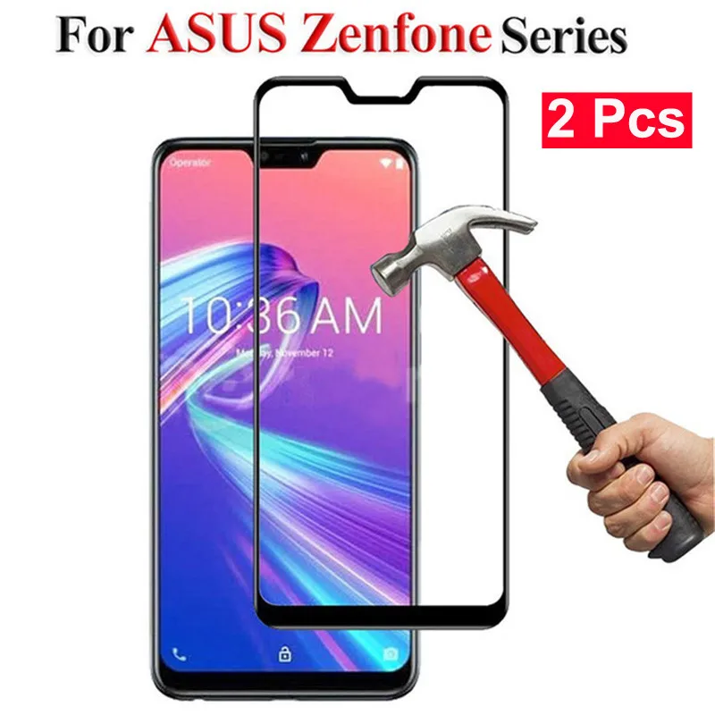 

2PCS/lot Glass For ASUS Zenfone Max M2 ZB633KL Tempered Glass for Asus ZenFone Max Pro M2 ZB631KL Screen Protector Protective