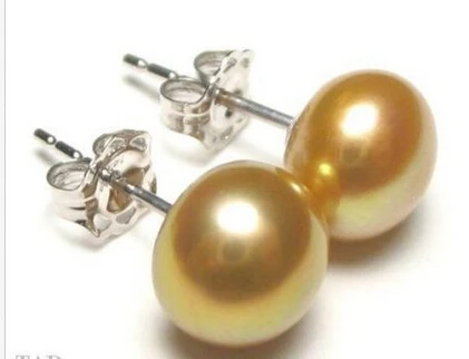 

hot sell new - hj 00763 9-10mm Australian south sea gold pearl