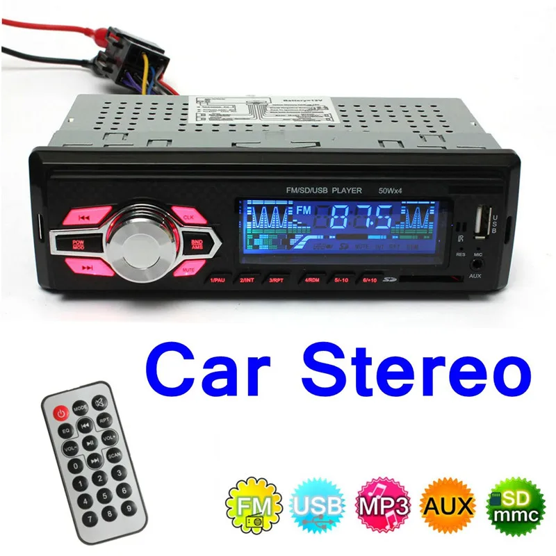 

Car Radio Stereo Player Digital Car MP3 Player FM Radio Stereo Audio Music USB / SD with In Dash AUX Input