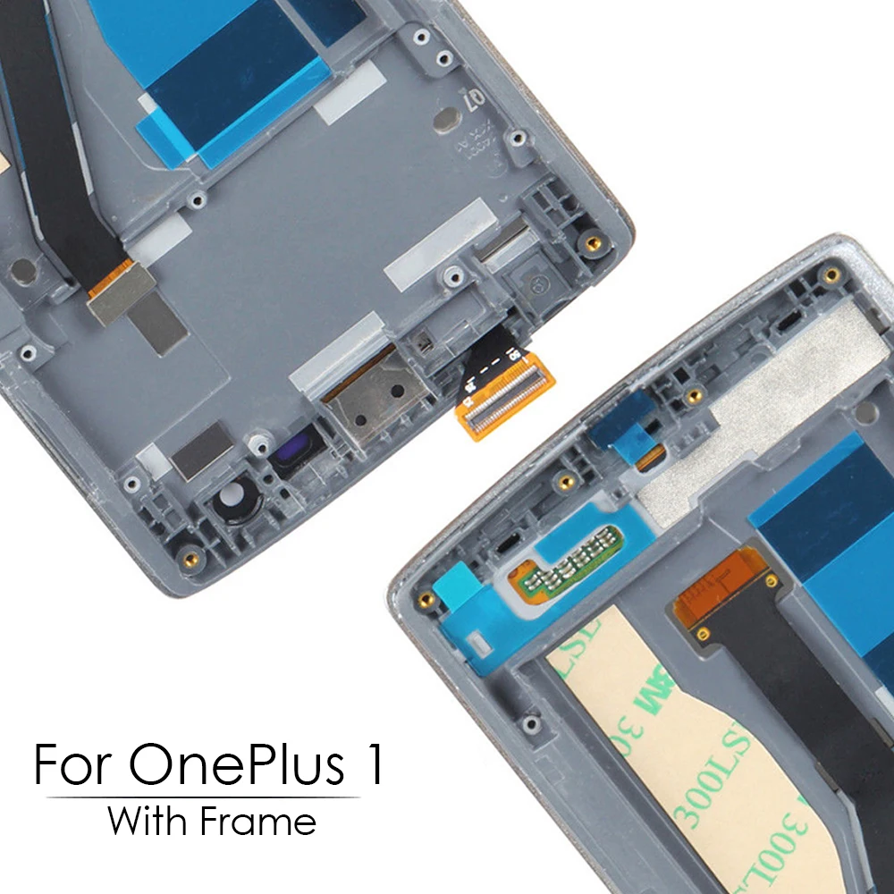 Sinbeda 5," экран AMOLED для Oneplus One 1+ ЖК-дисплей сенсорный экран Рамка дигитайзер сборка для OnePlus 1 A0001 ЖК-дисплей
