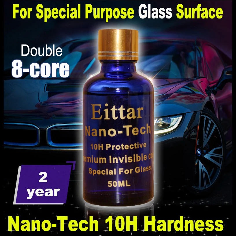 

2Pcs/set 10H Car Oxidation Liquid Ceramic Coat Super Hydrophobic Glass Coating Polysiloxane Nano materials Care Multicolor paint