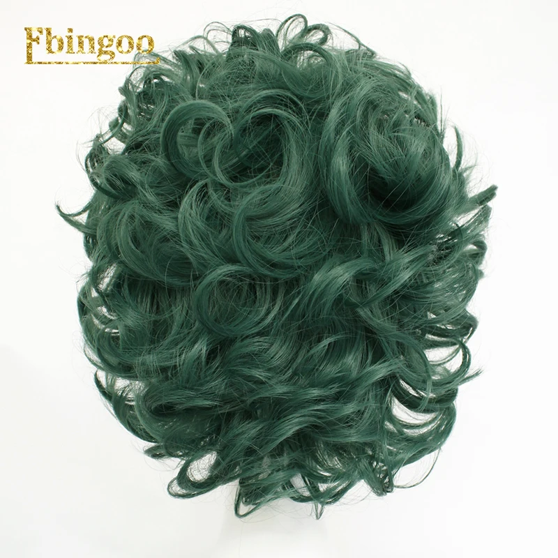 Ebingoo My Hero Academy Izuku Midoriya синтетический парик для косплея зеленый черный парик для Хэллоуина Костюм Вечерние