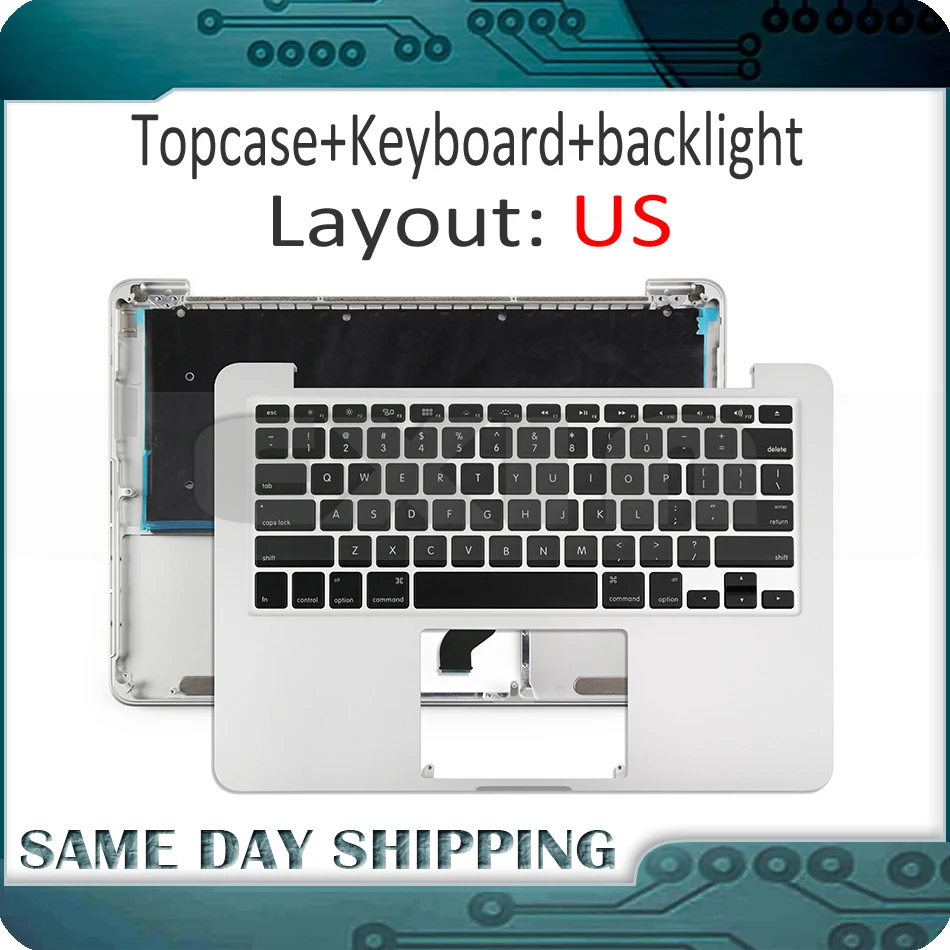 Early 15 For Macbook Pro Retina 13 A1502 Topcase Topcase Palm Rest With Keyboard Us Uk English Eu Euro Mf9 Mf841 Emc25 Computer Cables Connectors Aliexpress