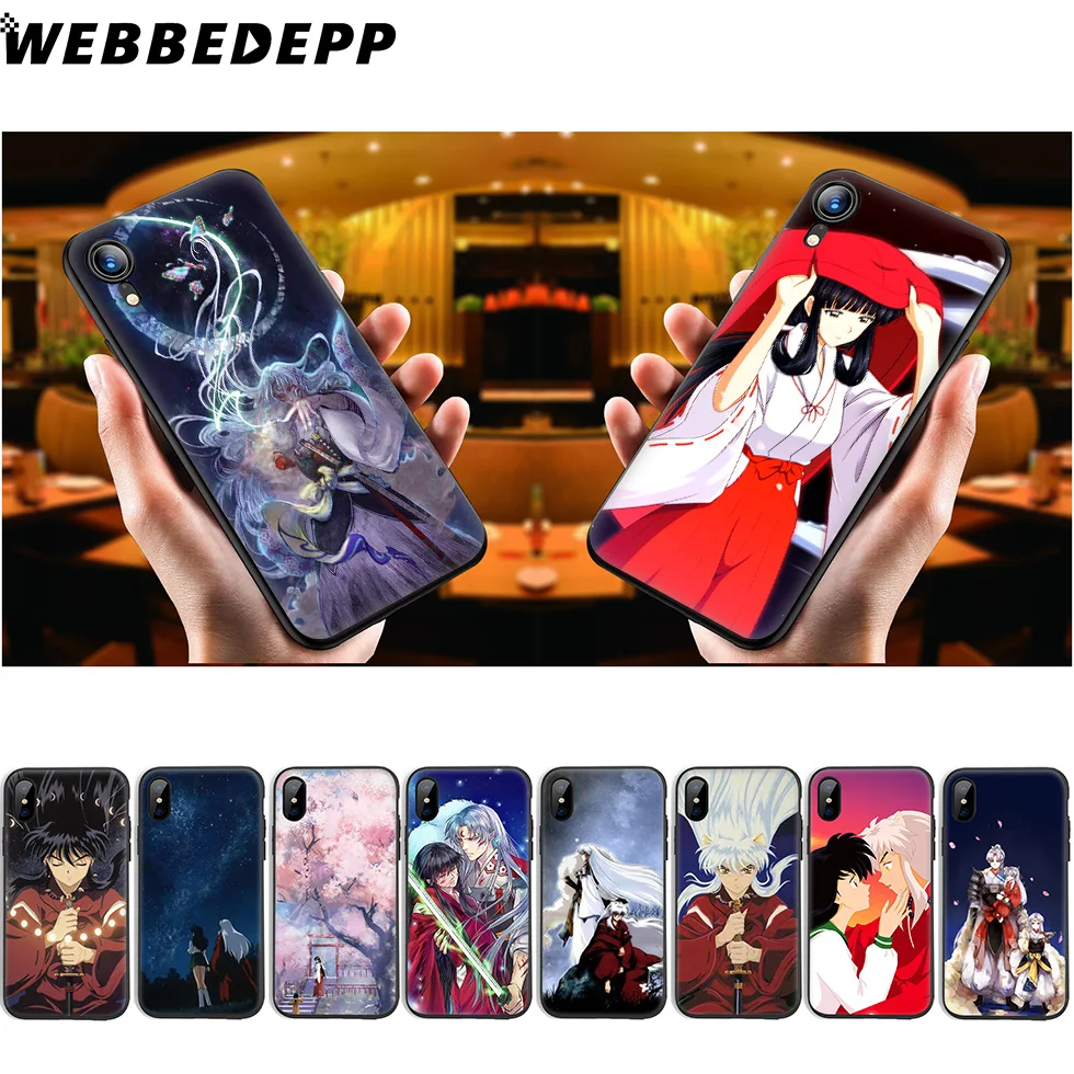 Мягкий силиконовый чехол WEBBEDEPP Anime Manga Inuyasha для iPhone 11 Pro Xr Xs Max X или 10 8 7 6 6S Plus 5 5S SE Case |