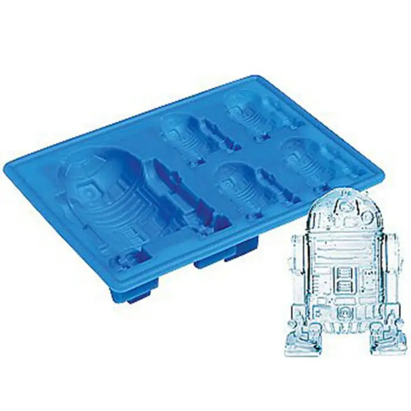 Lovely Star Wars Ice Tray Silicone Mold Ice Cube Tray Chocolate Mould Death Star Darth Vader R2D2 Hans Solo Falco