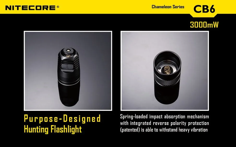 Nitecore cb6 два основных ccree XP-G2 (R5) и CREE XP-E синий светодиодный фонарик Водонепроницаемый + Nitecore nl188 3100 мАч батареи