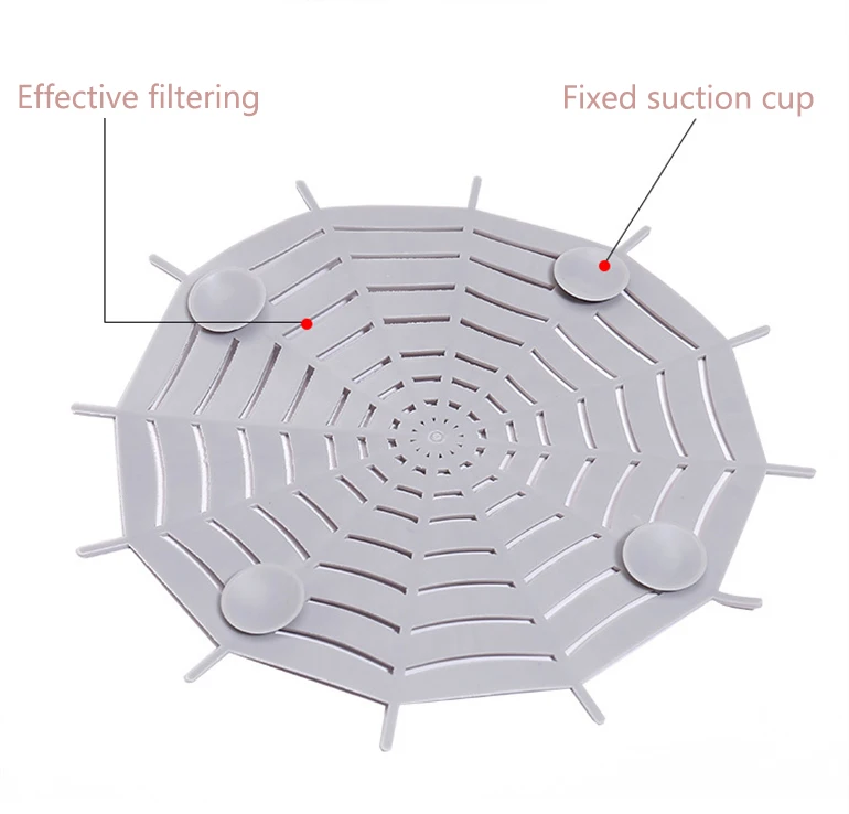 Креативный практичный фильтр для раковины, простой прочный, предотвращающий мусор, кухонные аксессуары, анти-засорение, ванная комната, канализация, фильтр для волос